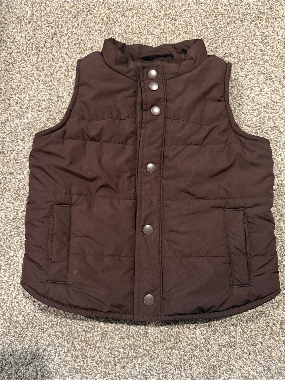 GAP Infant Dark Brown Fleece-Lined Jacket